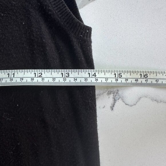 ZARA | Knit Sleeveless Sweater Tank | Black | Size Medium | Soft Stretch - Picture 11 of 15